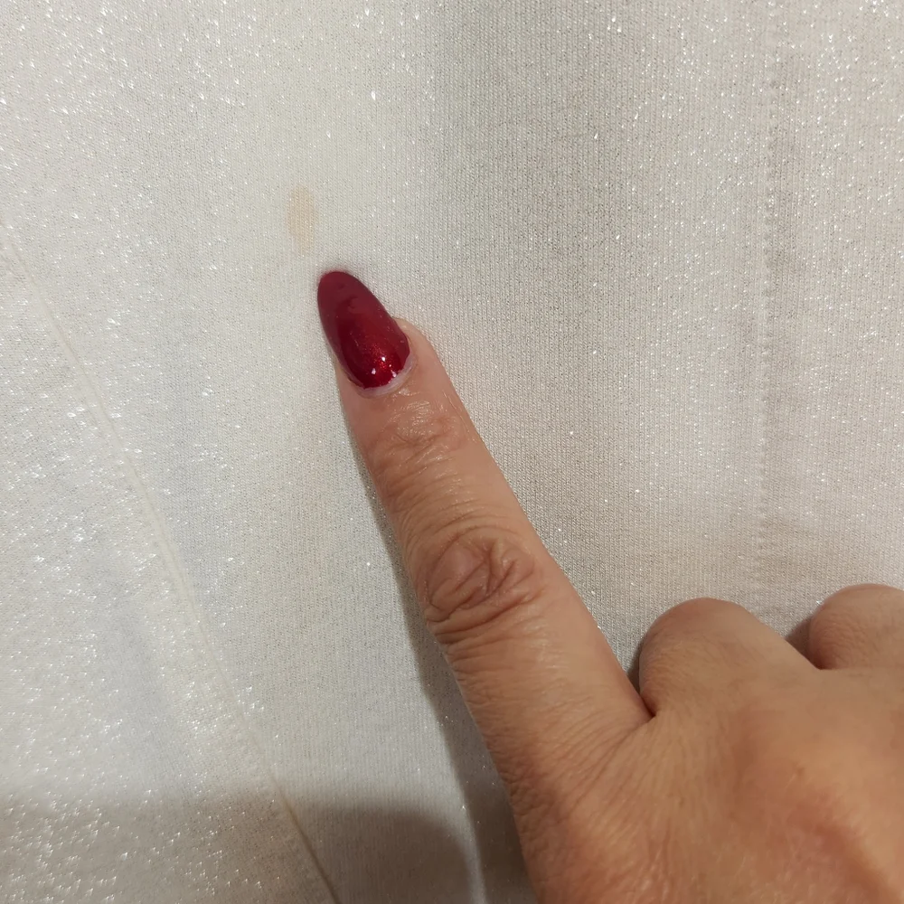 Tommy Bahama Women's Cream Open-Front Shimmery Cardigan Size S/P - Picture 9 of 9